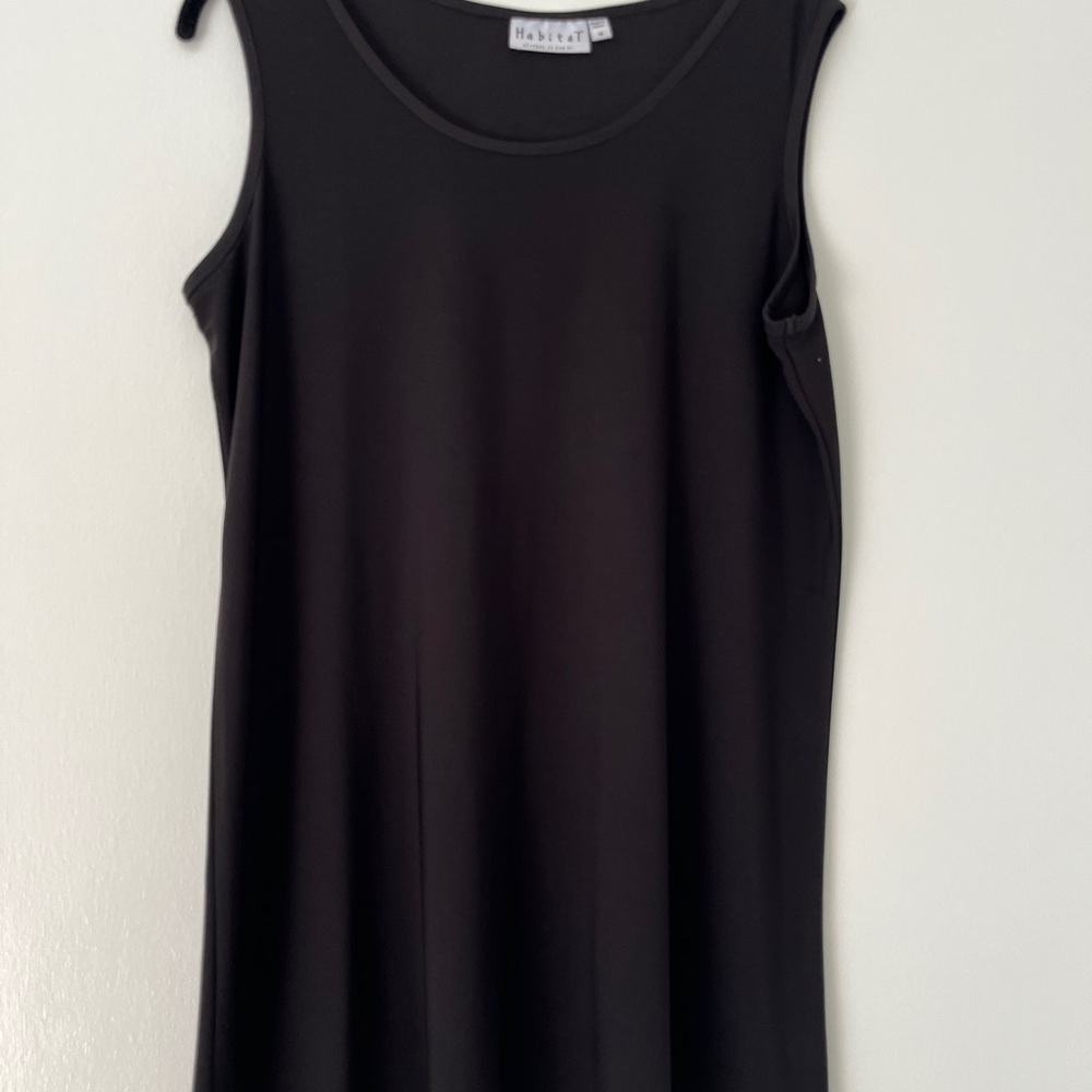 Habitat Black Scoop Neck Tank